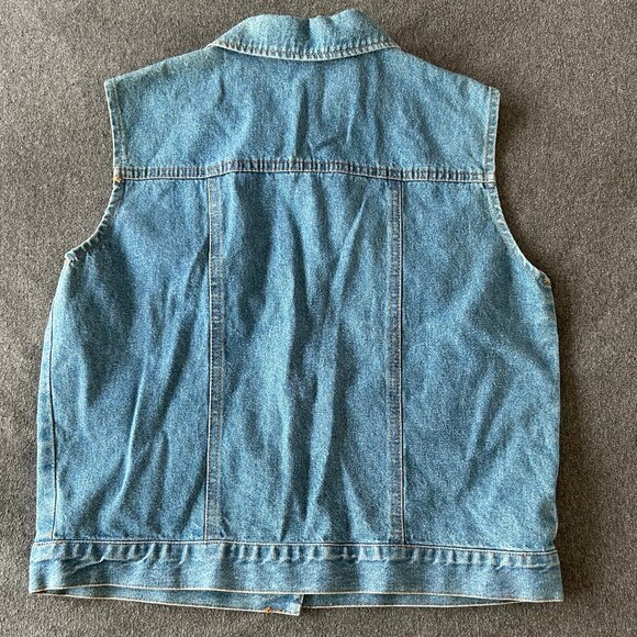 Vintage 90s Denim Vest - Picture 5 of 7
